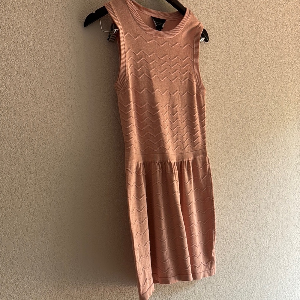 Romeo & Juliet Couture Pink Ribbed Sheath Mini Dress - Picture 3 of 5